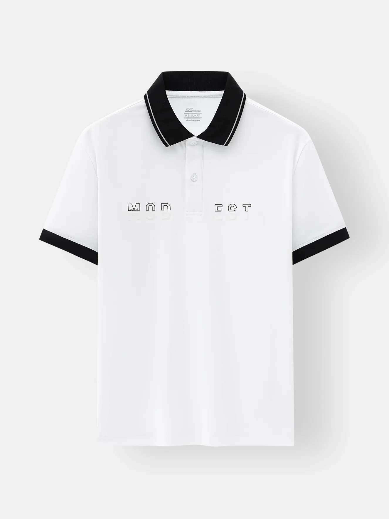 Áo Polo Nam Phối Cổ In Chữ Phom Slimfit APC25122 - Ảnh 11