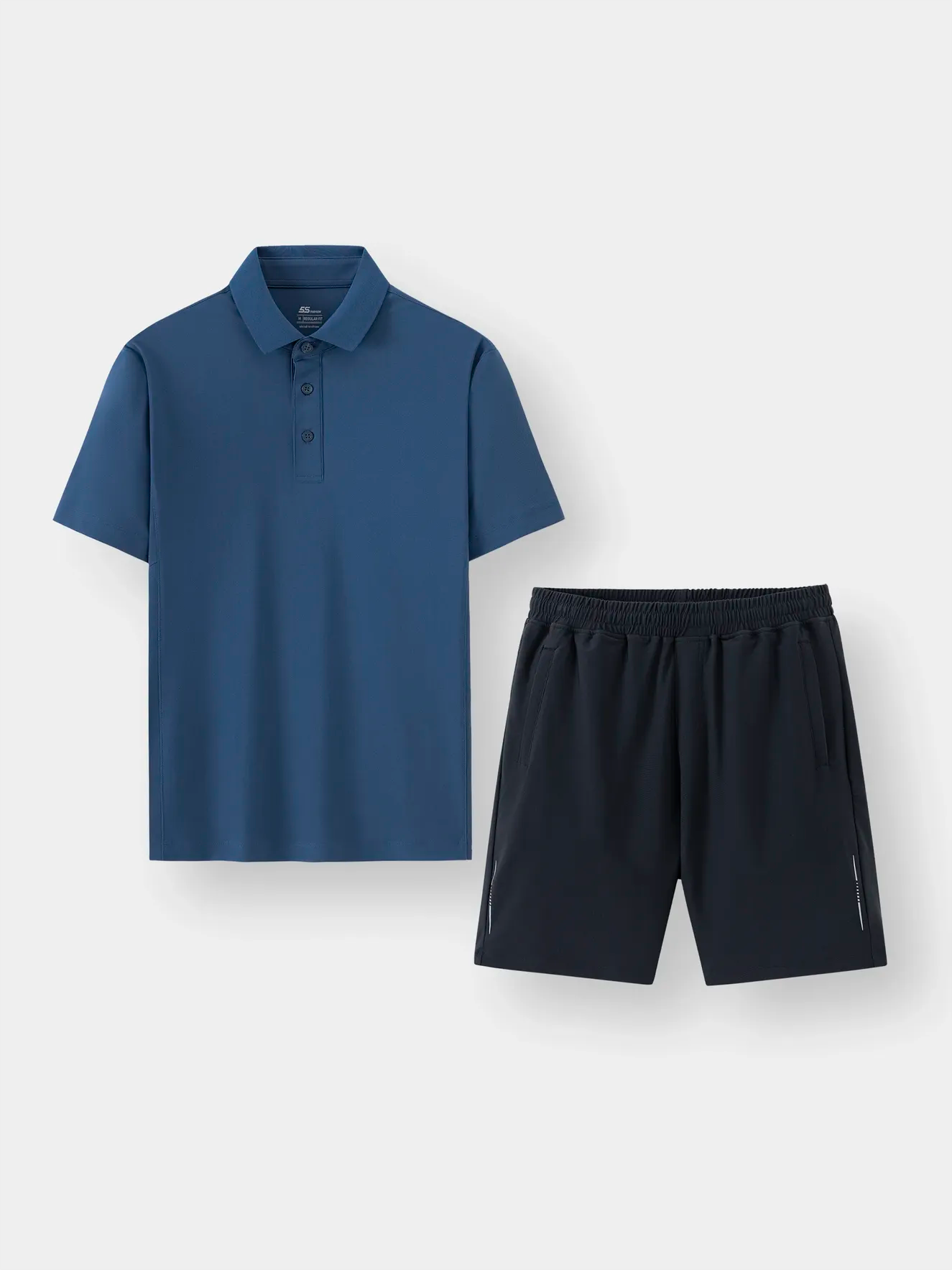 Bộ Quần Áo Polo Nam Basic Nhẹ Mát Phom Regular BAPC24003-BQST24003 - Ảnh 5