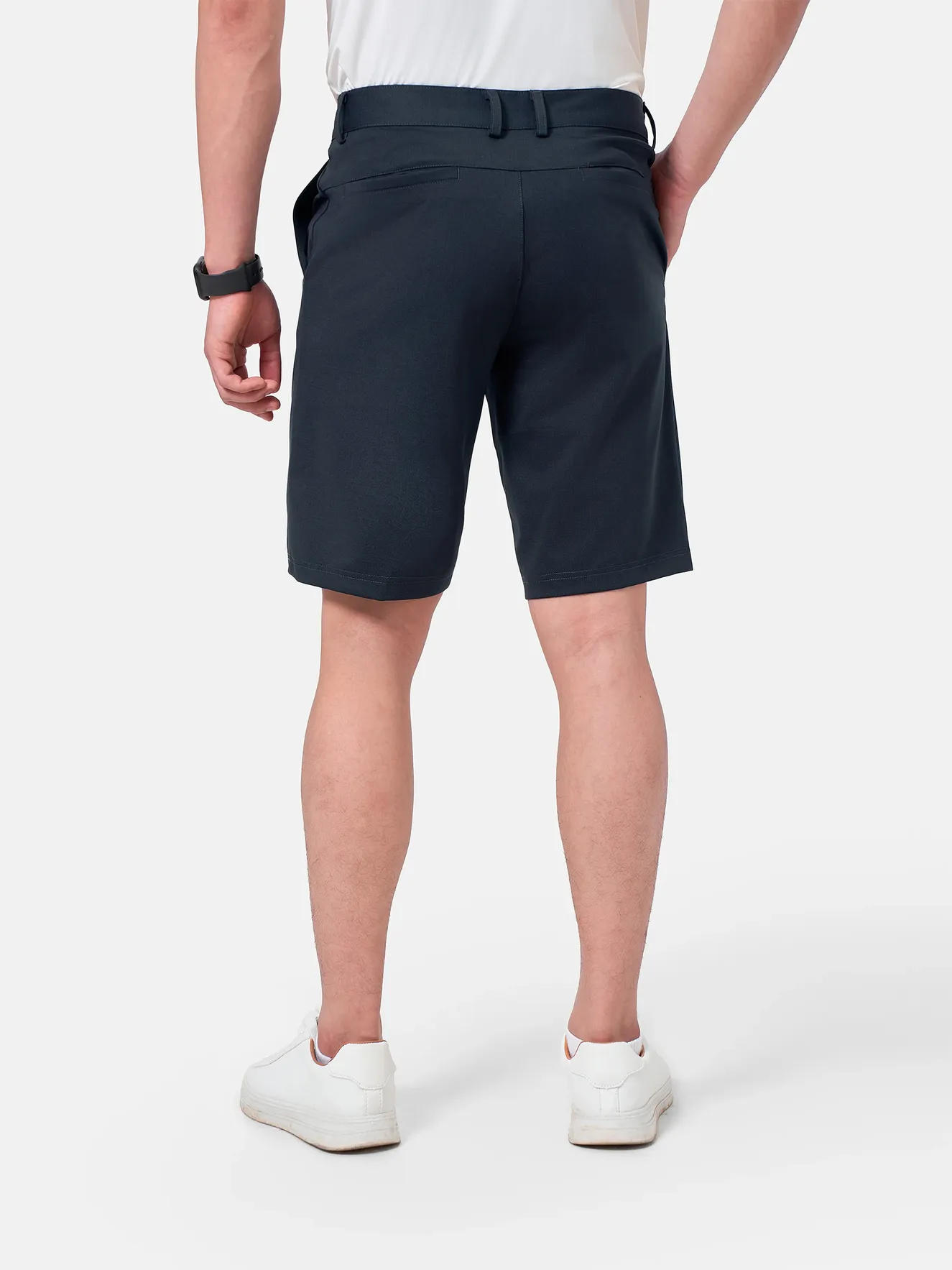 Quần Short Thể Thao Nam 5S Fashion Cạp Cúc Regular QST24013 - Ảnh 3