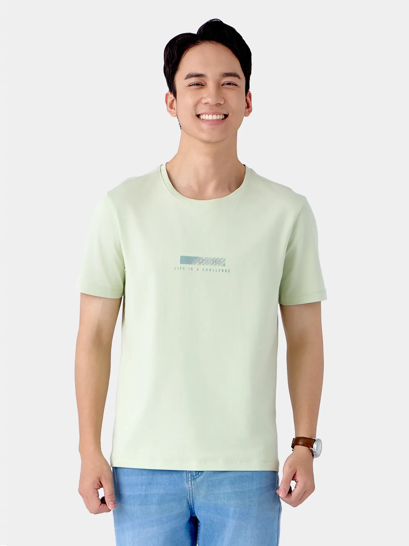 Áo Thun Nam Ngắn Tay In Đơn Giản ATS25004