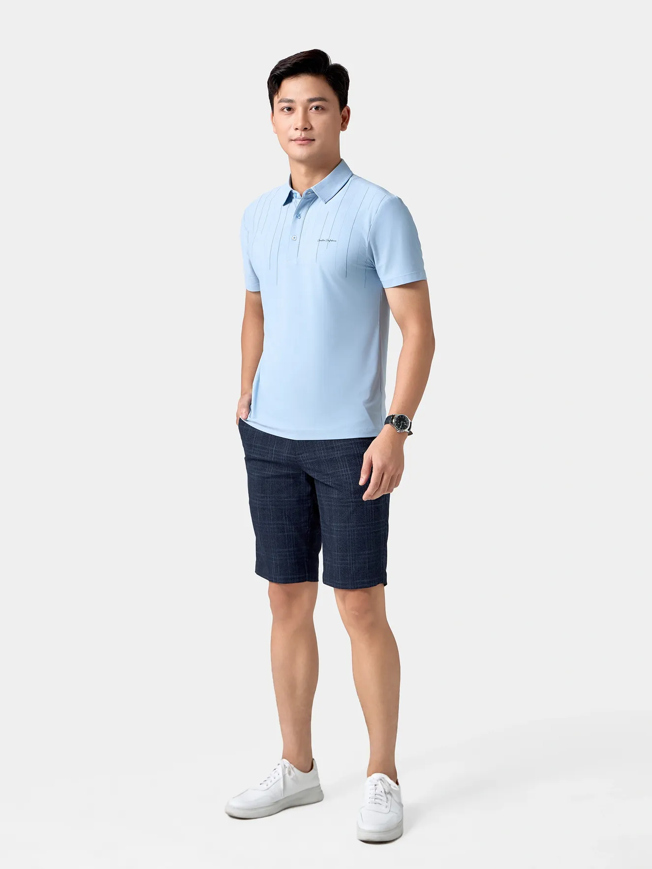 Áo Polo Nam Họa Tiết Phom Slimfit APC24031 - Ảnh 4