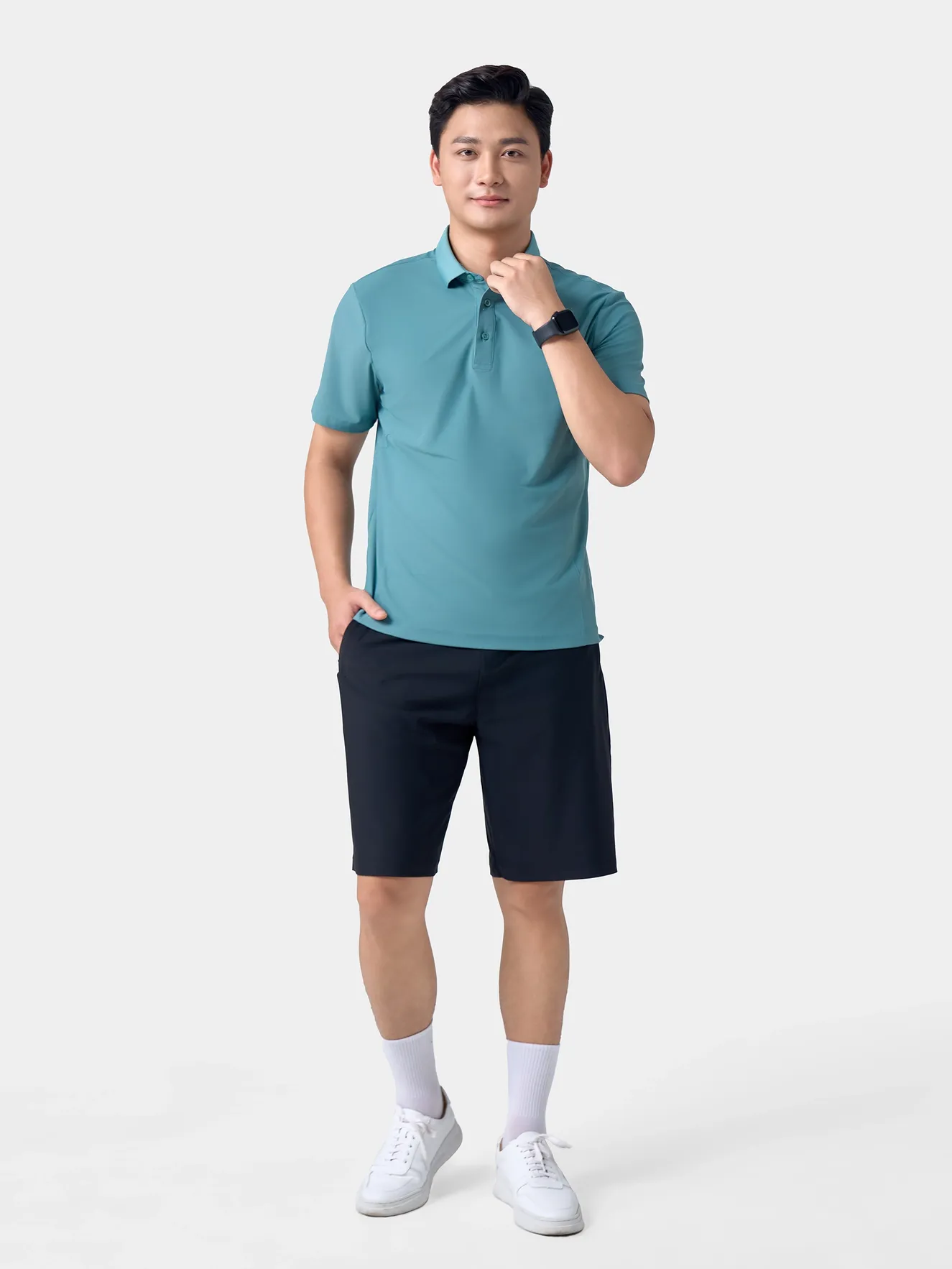 Bộ Quần Áo Polo Nam Basic Nhẹ Mát Phom Regular BAPC24003-BQST24003 - Ảnh 2