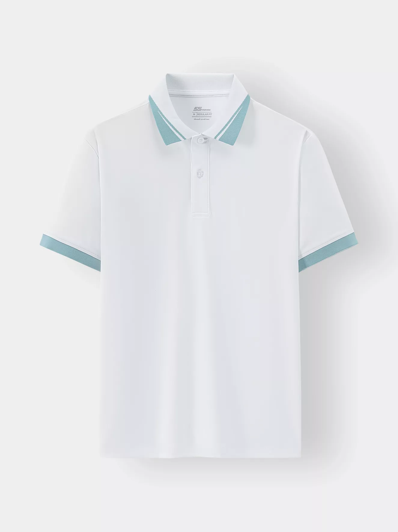 Áo Polo Nam Thể Thao Bo Phối Màu Regular APC24005 - Hình ảnh 3