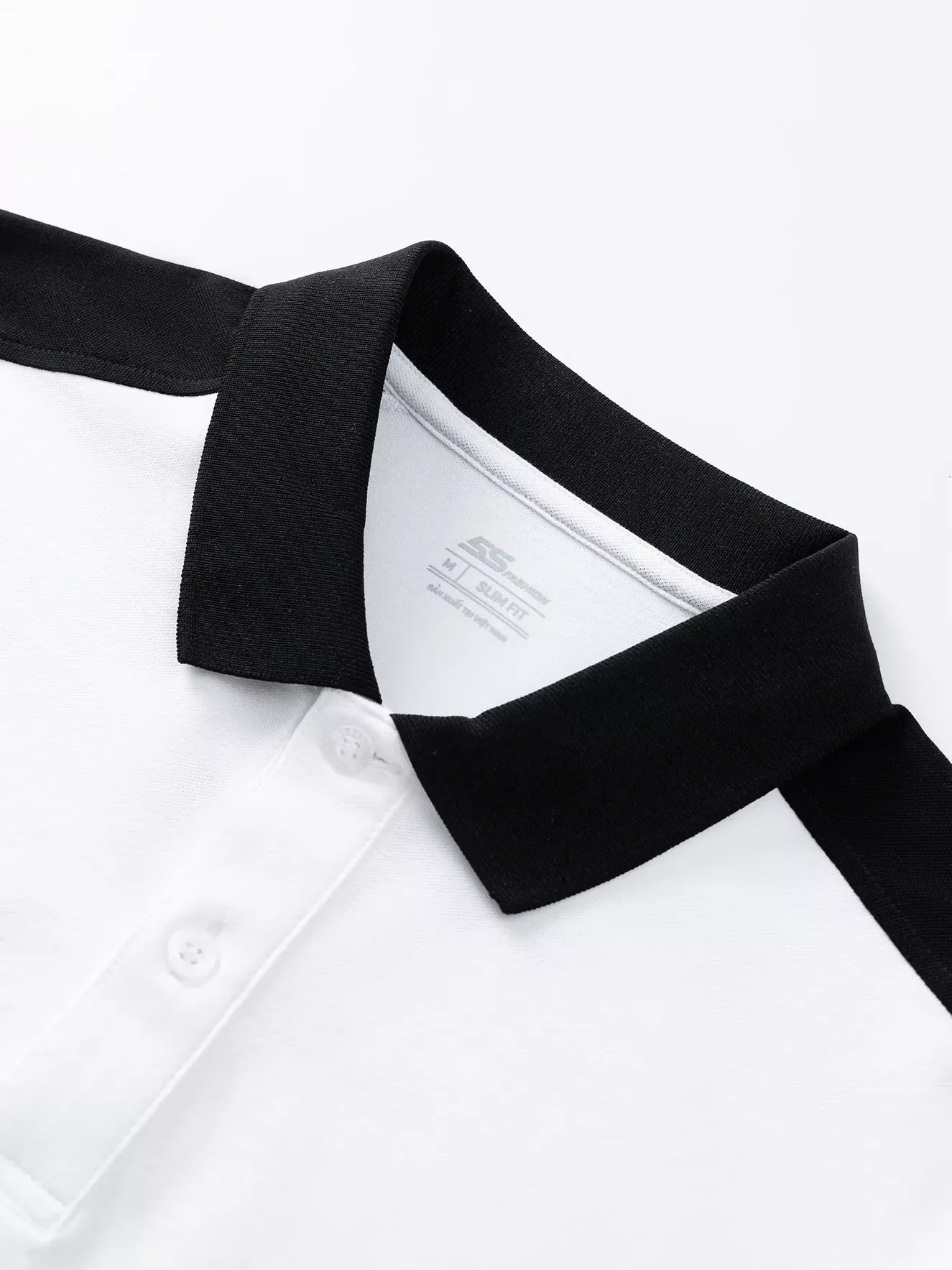 Áo Polo Nam Can Phối In Chữ Trẻ Trung APC25041 - Hình ảnh 6