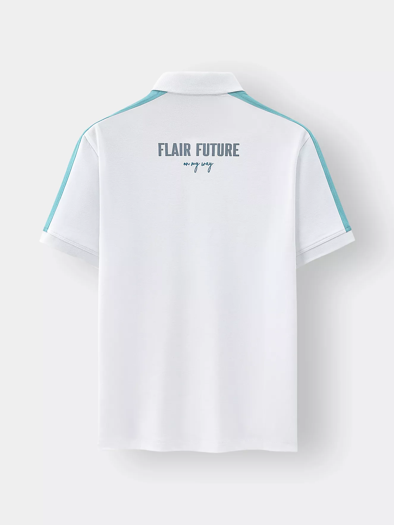 Áo Polo Nam Can Phối In Chữ Trẻ Trung APC25041 - Hình ảnh 4