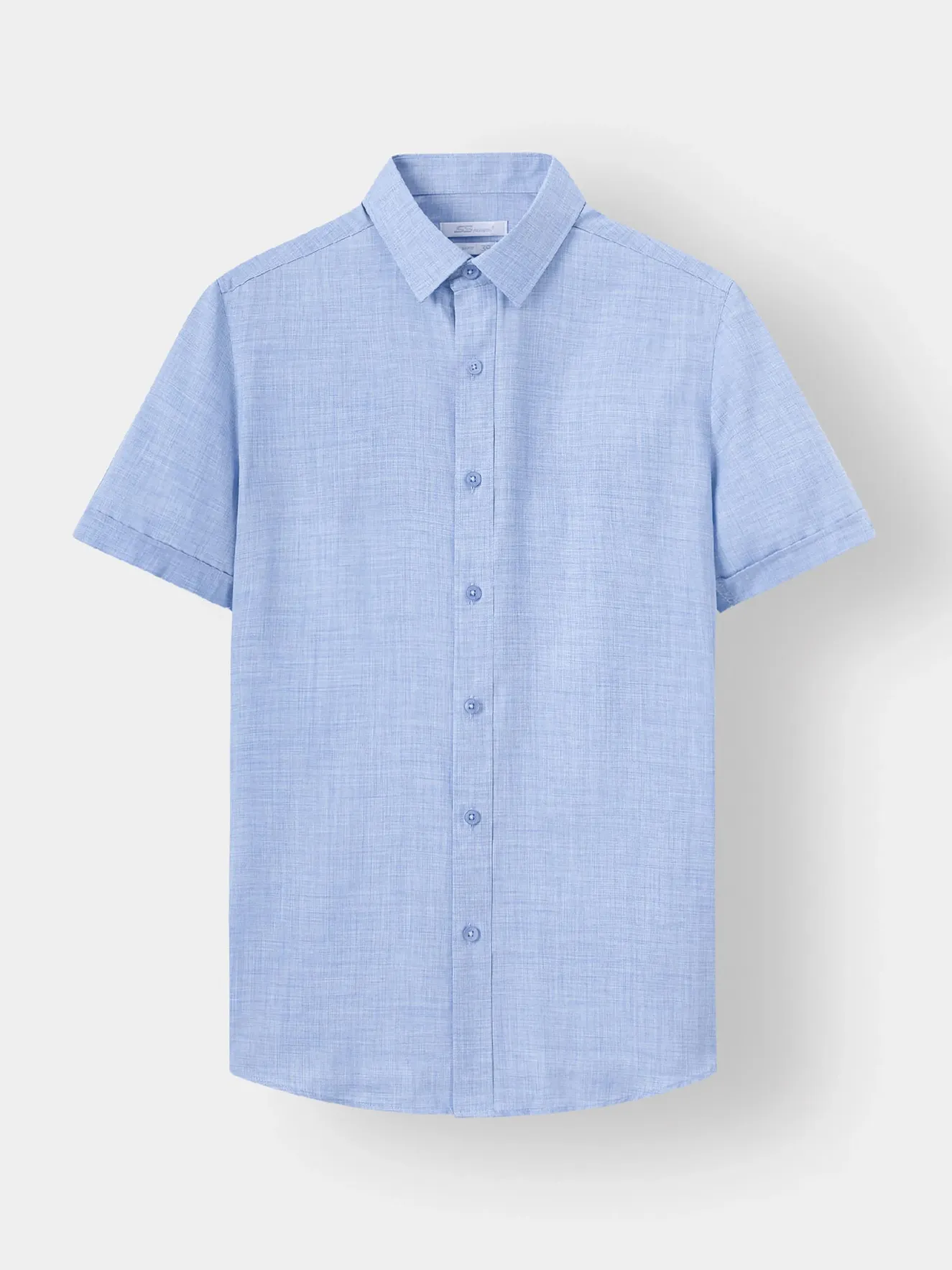 Áo Sơ Mi Ngắn Tay 5S Fashion Hiệu Ứng Màu Melange ASC24076 - Ảnh 5