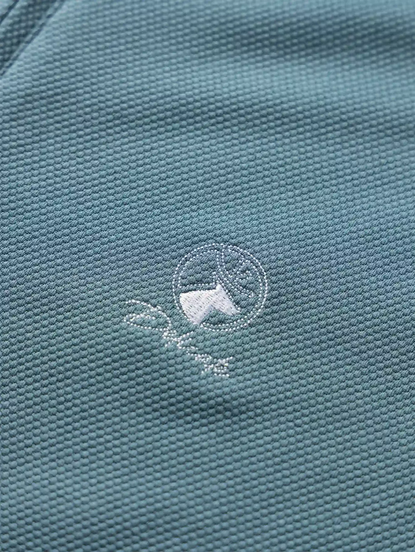 Áo Polo Nam Cổ Kéo Khóa Dệt Hiệu Ứng APC25004 - Hình ảnh 7