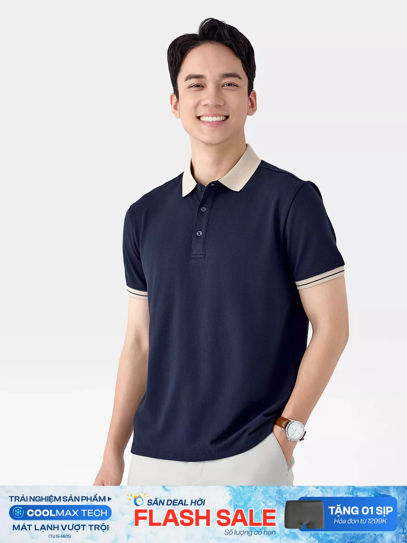 Áo Polo Nam Mix-Color Phom Slimfit APC25033 - Hình ảnh 5