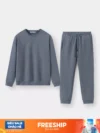 Bộ Quần Áo Nam Dài Tay Chất Nỉ Basic BNI24023