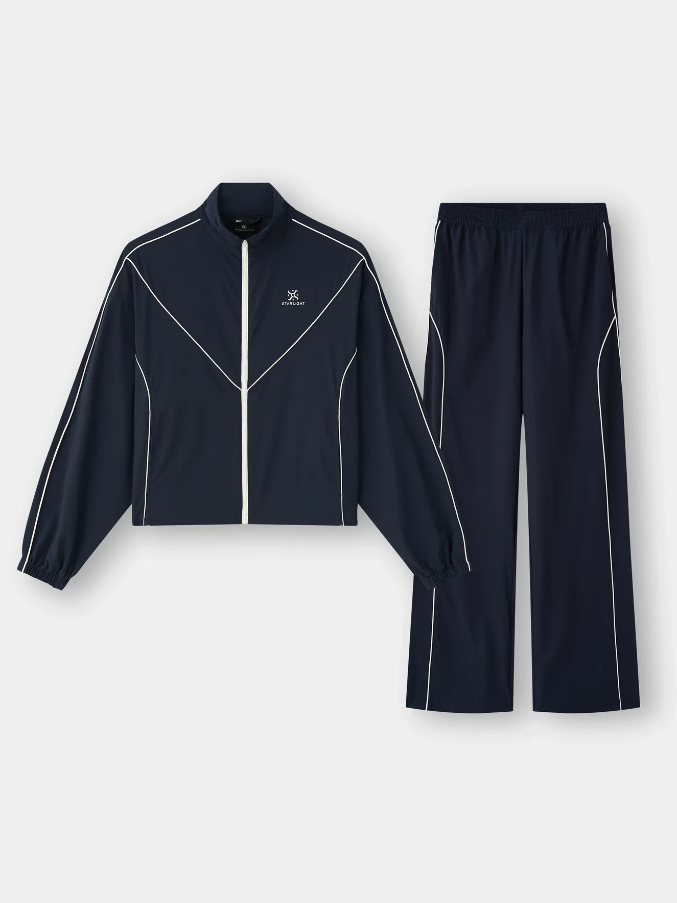 Set Bộ Gió Nữ 5S Fashion Phối Line Nữ Tính Phom Regular WBKG25007 - Ảnh 10