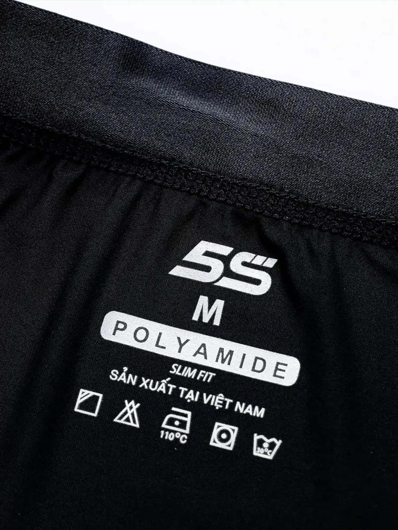 Quần Lót Nam Boxer Slimfit Trơn Màu Đen BOX23104 - Ảnh 6