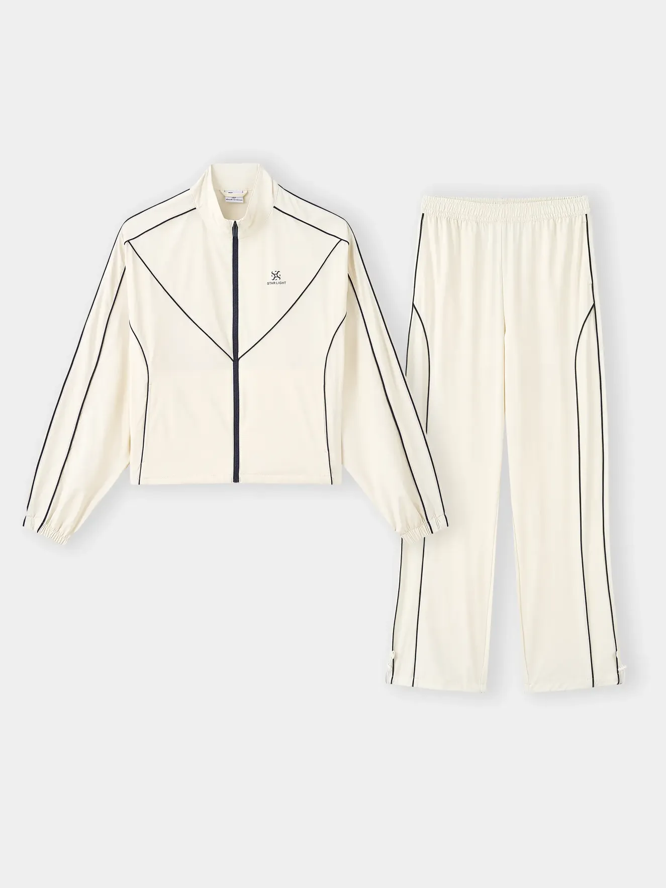 Set Bộ Gió Nữ 5S Fashion Phối Line Nữ Tính Phom Regular WBKG25007 - Ảnh 7