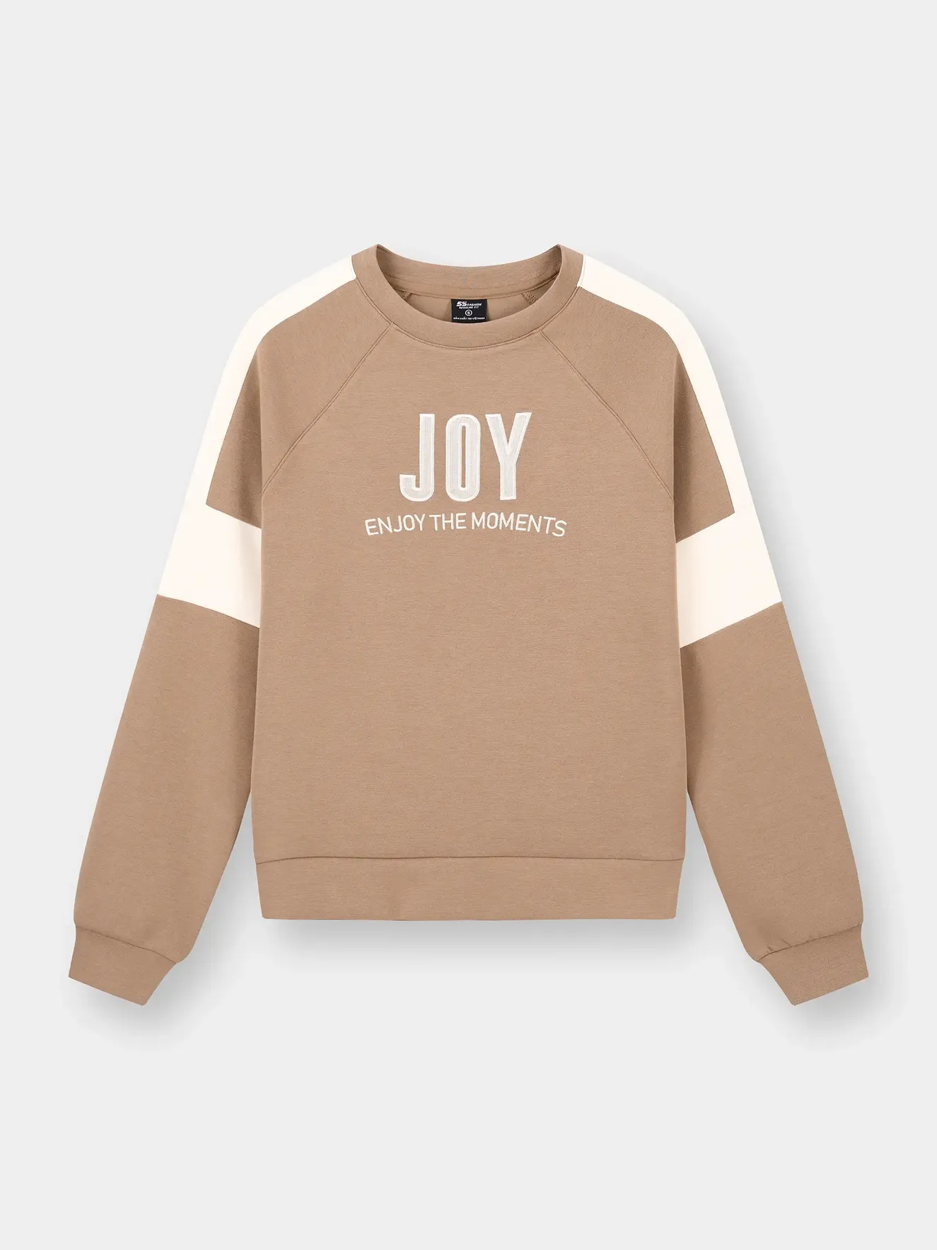 Áo Nỉ Nữ Can Phối Tay Raglan Phom Regular WBANI25002 - Ảnh 7