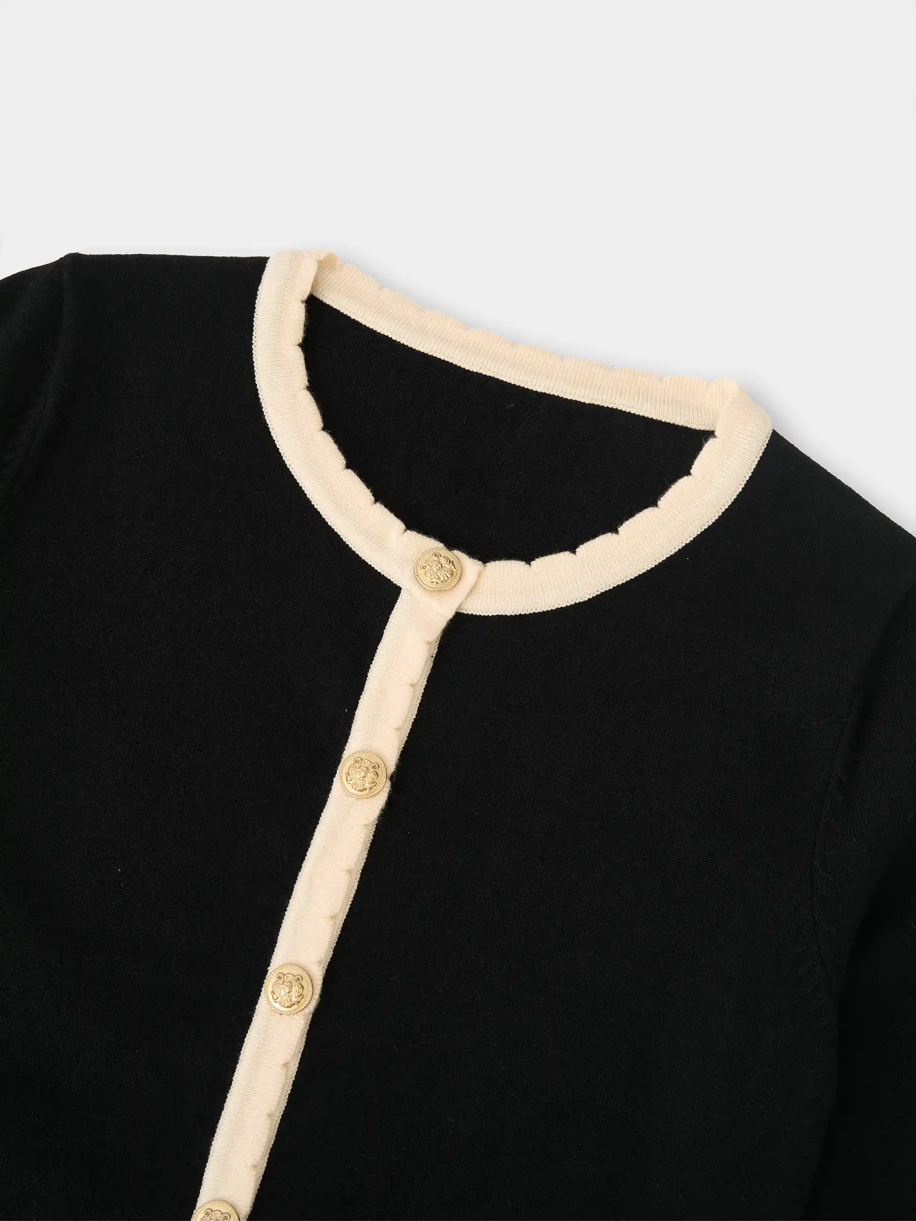 Áo Len Nữ Cardigan Phom Regular W0ALE25008 - Ảnh 8