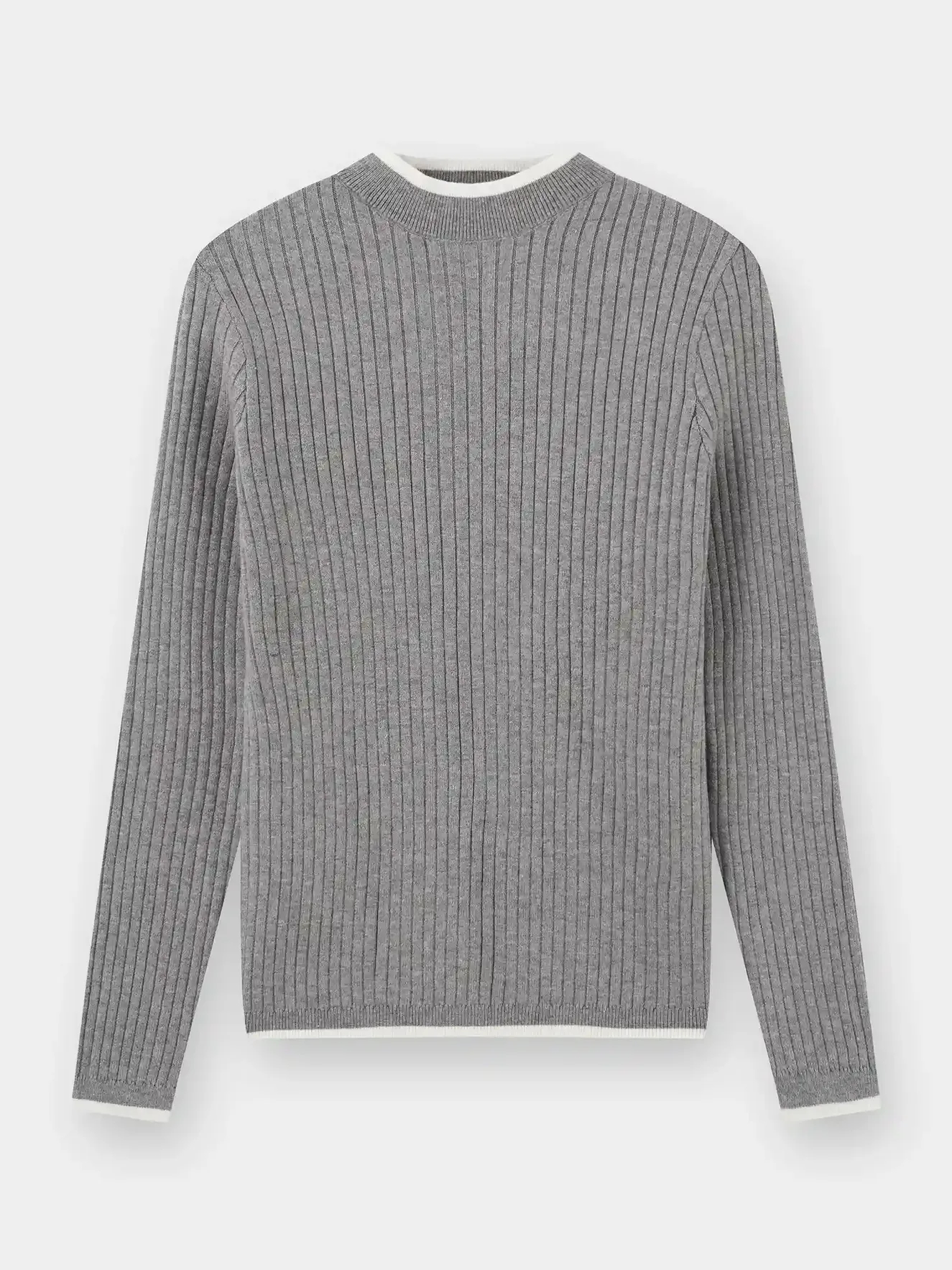 Áo Len Nữ Cổ Layer Hiệu Ứng Sọc W0ALE25001 - Ảnh 5